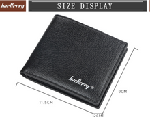 Load image into Gallery viewer, BAELLERRY LEISURE STYLE SLIM MENS WALLET COIN POCKET VERTICAL BROWN LEATHER GENTS’ WALLET
