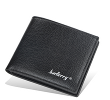 Load image into Gallery viewer, BAELLERRY LEISURE STYLE SLIM MENS WALLET COIN POCKET VERTICAL BROWN LEATHER GENTS’ WALLET
