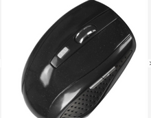 Load image into Gallery viewer, WIRELESS MOUSE 6D Black LED 2.4G Wireless Mouse 1200 DPI for PC, Laptop, Windows,Office Included Wireless USB dongle (Black)
